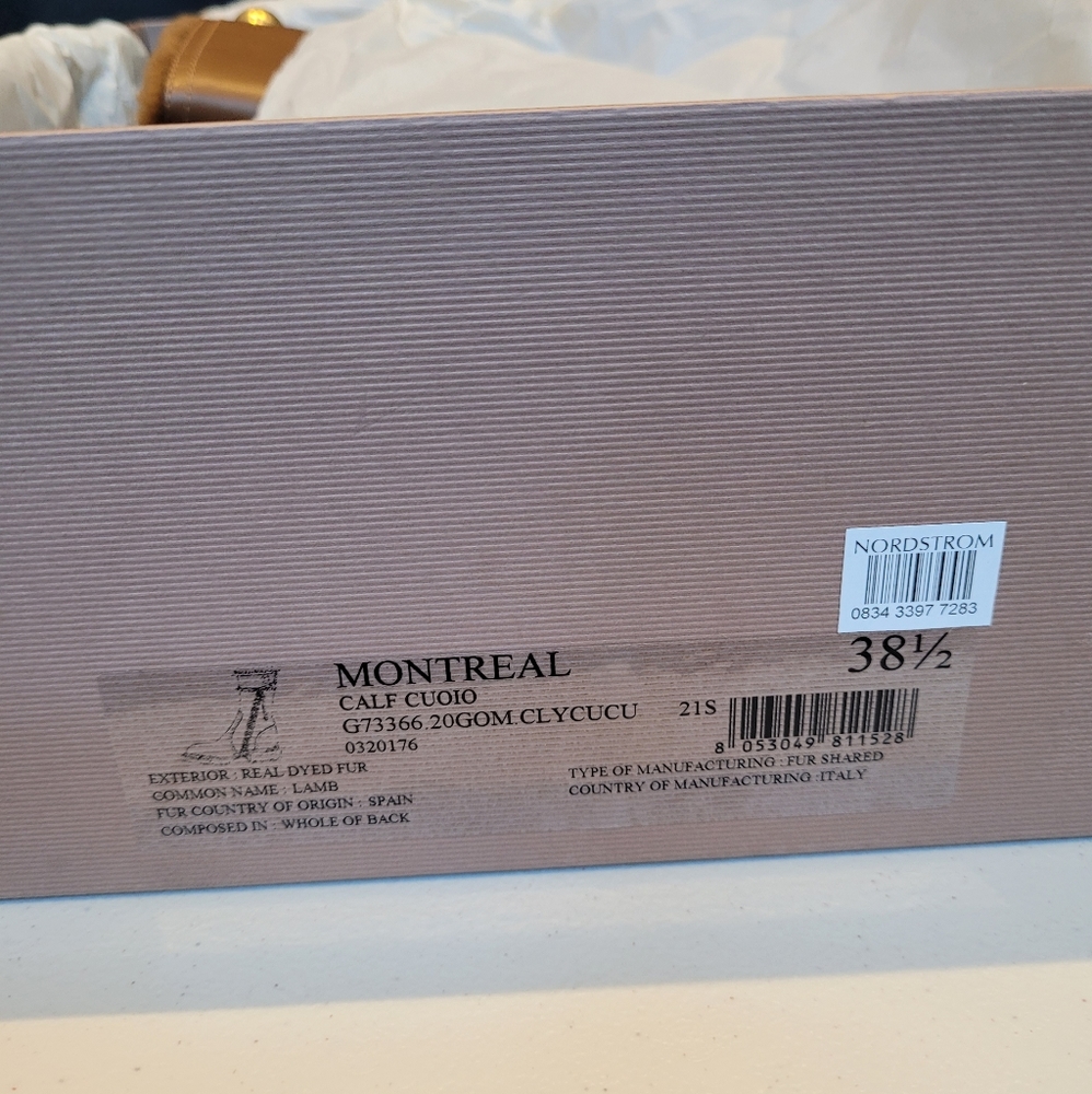 Gianurito Rossi‑Milan, Montreal Cuoio, Brown Leather Boots, New in Box, 38.5 - Picture 12 of 16